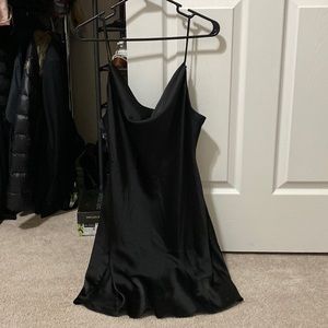 Urban outfitters Silk black dress